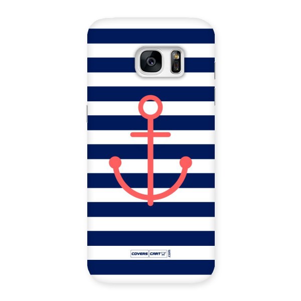 Anchor Stripes Back Case for Galaxy S7 Edge