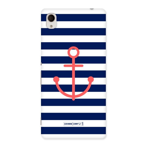 Anchor Stripes Back Case for Xperia M4 Aqua