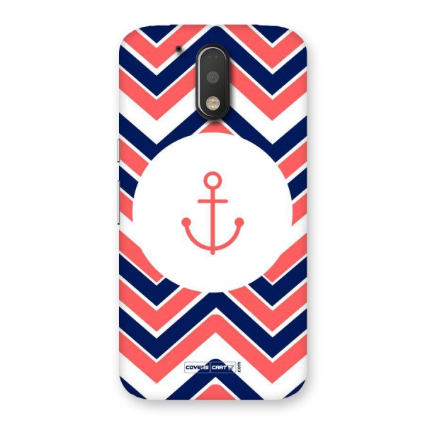 Anchor Zig Zag Back Case for Motorola Moto G4