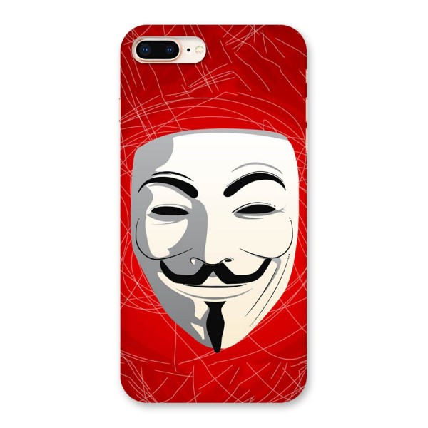 Anonymous Mask Abstract Back Case for iPhone 8 Plus