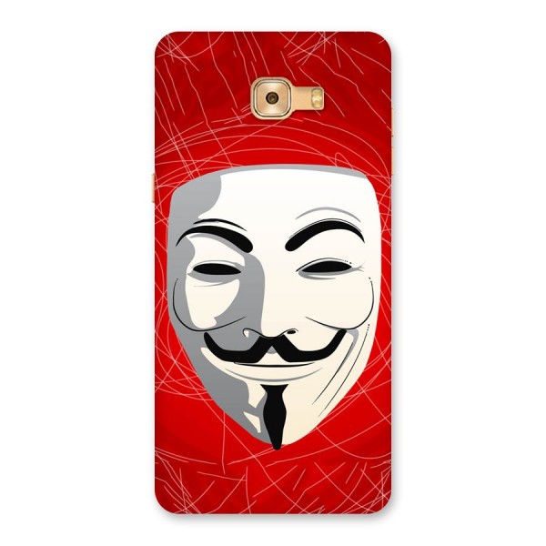 Anonymous Mask Abstract  Back Case for Galaxy C9 Pro