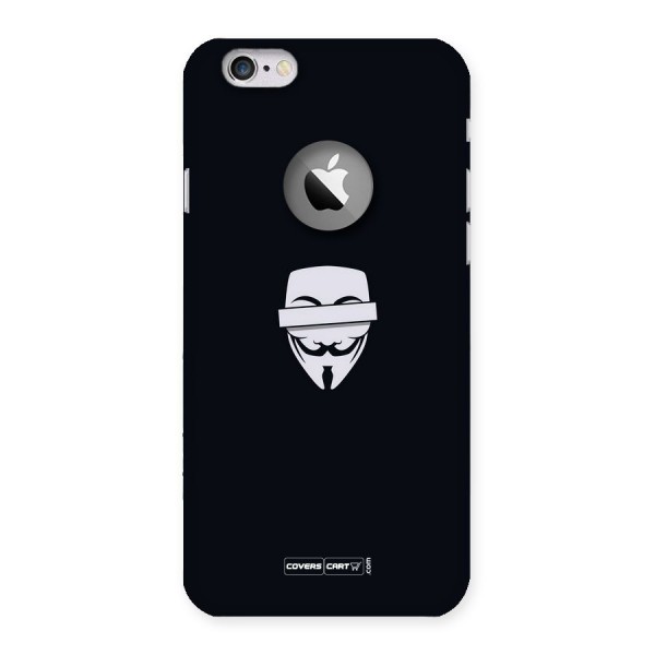 Anonymous Mask Back Case for iPhone 6 Logo Cut