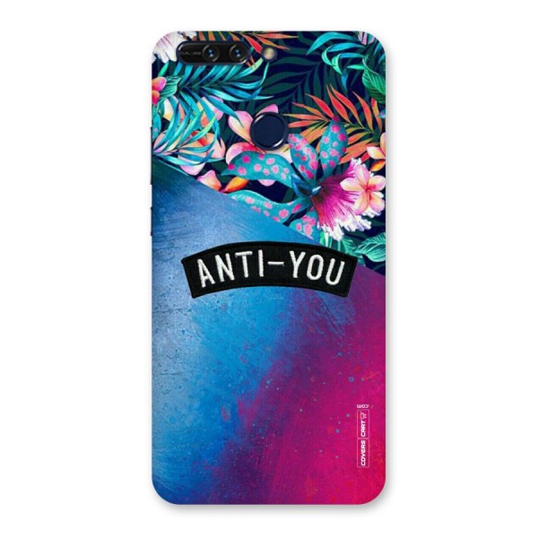 Anti You Back Case for Honor 8 Pro