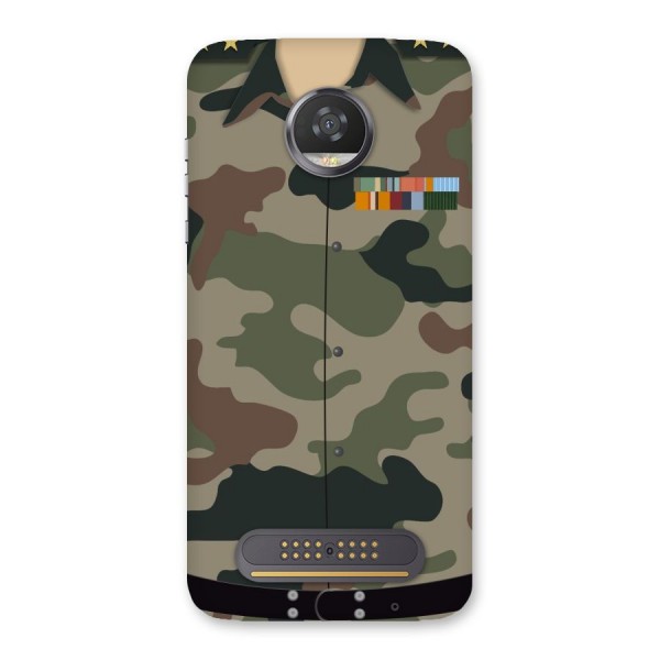 Army Uniform Back Case for Moto Z2 Play