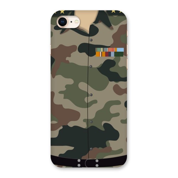 Army Uniform Back Case for iPhone 8