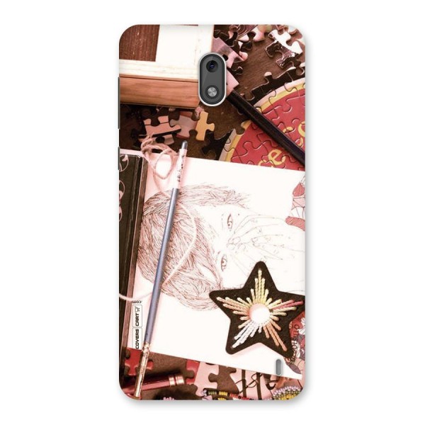 Artistic Messy Back Case for Nokia 2