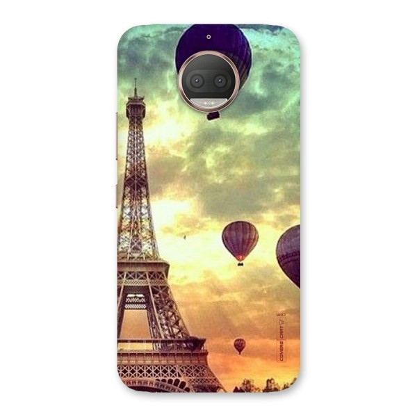 Artsy Hot Balloon And Tower Back Case for Moto G5s Plus