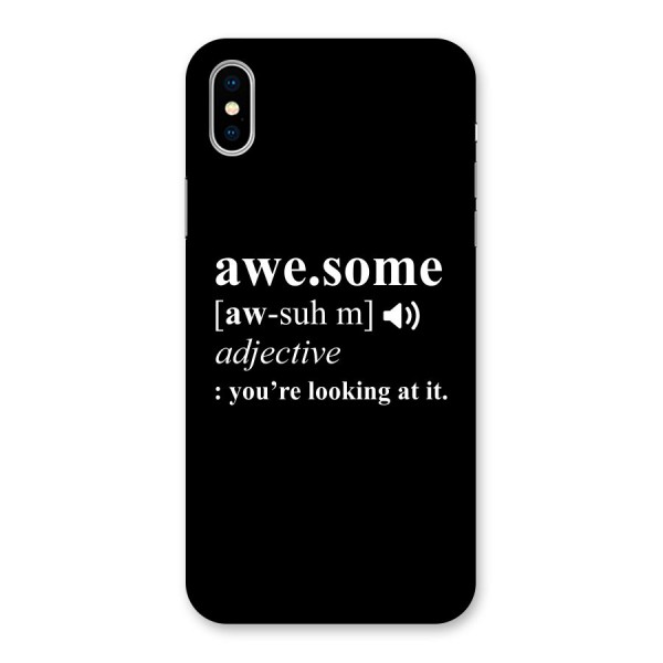 Awesome Looking at it Back Case for iPhone X