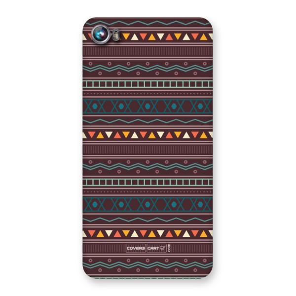 Classic Aztec Pattern Back Case for Canvas Fire 4