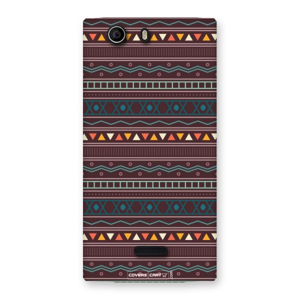 Classic Aztec Pattern Back Case for Canvas Nitro 2