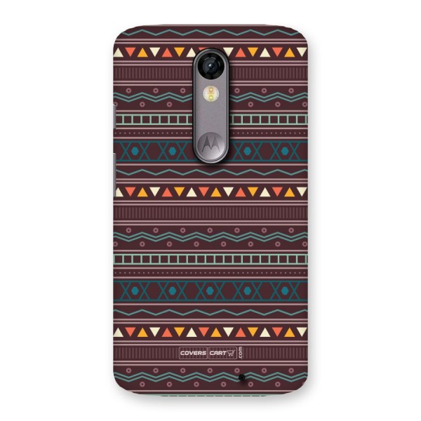 Classic Aztec Pattern Back Case for Moto X Force