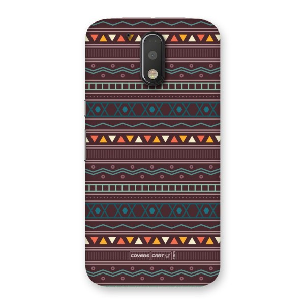 Classic Aztec Pattern Back Case for Motorola Moto G4