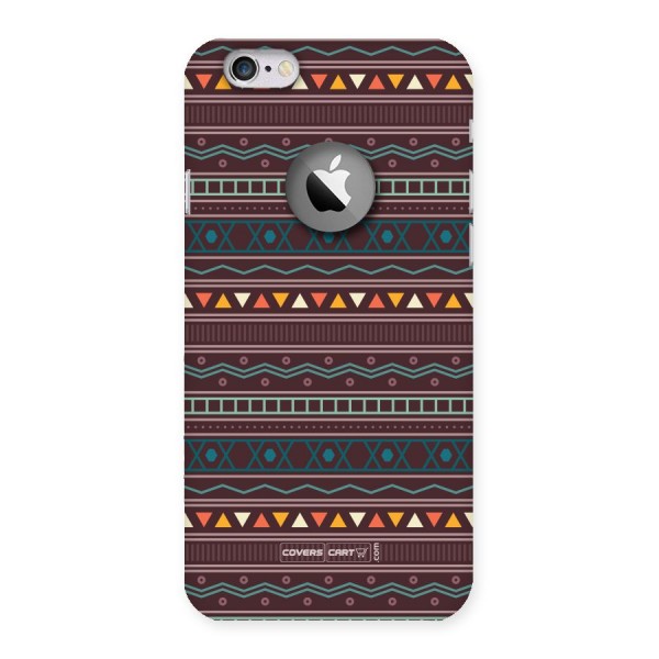 Classic Aztec Pattern Back Case for iPhone 6 Logo Cut