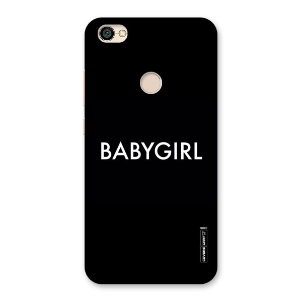 Baby Girl Back Case for Redmi Y1 2017