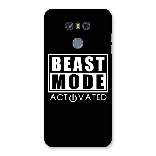 Beast Mode Activated Back Case for LG G6