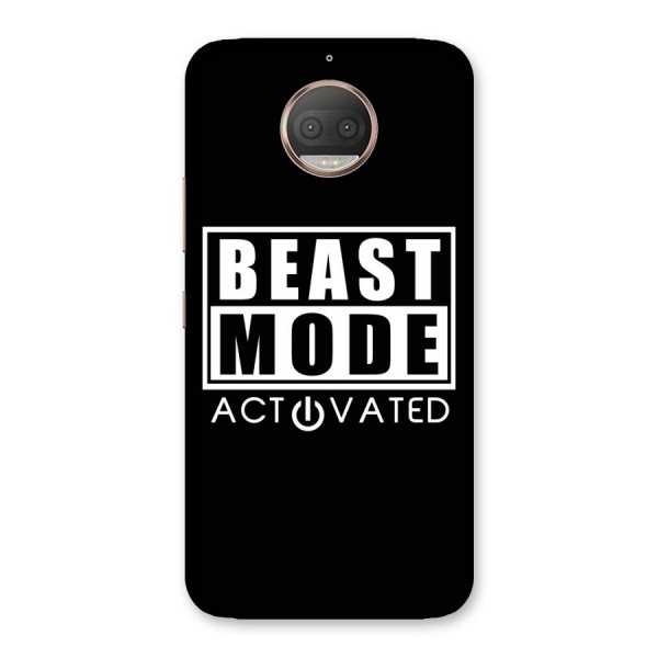 Beast Mode Activated Back Case for Moto G5s Plus