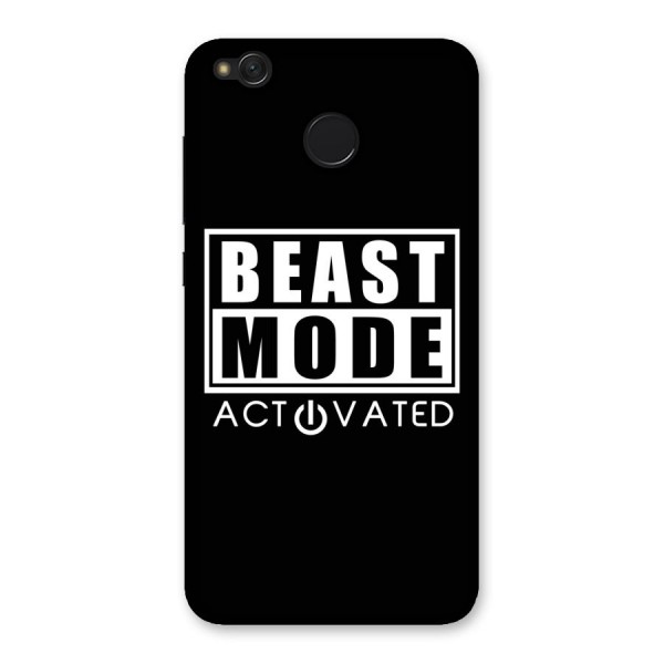 Beast Mode Activated Back Case for Redmi 4