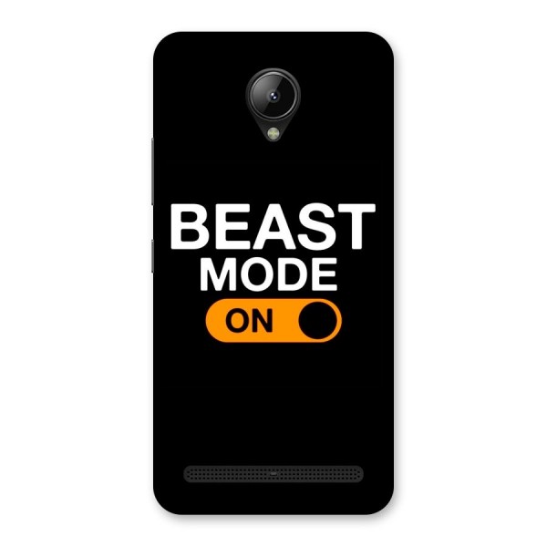 Beast Mode Switched On Back Case for Lenovo C2