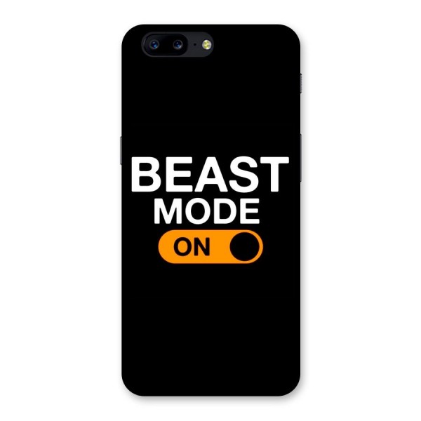 Beast Mode Switched On Back Case for OnePlus 5