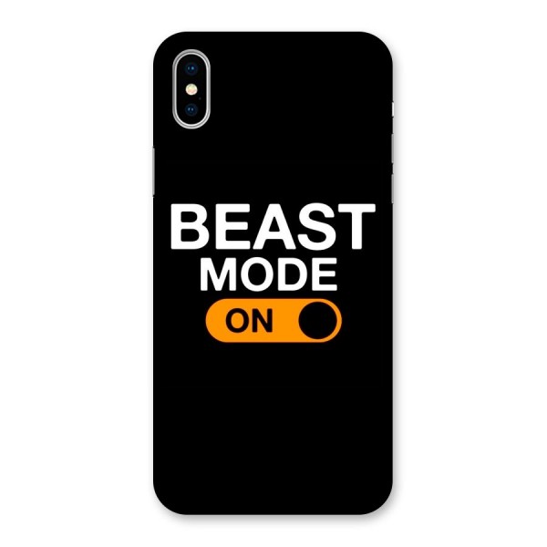 Beast Mode Switched On Back Case for iPhone X