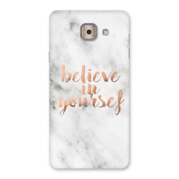 Believe in Yourself Back Case for Galaxy J7 Max