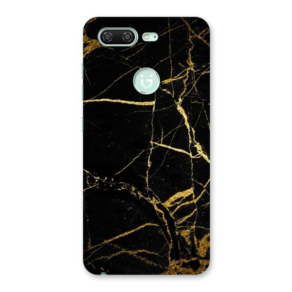 Black And Gold Design Back Case for Gionee S10