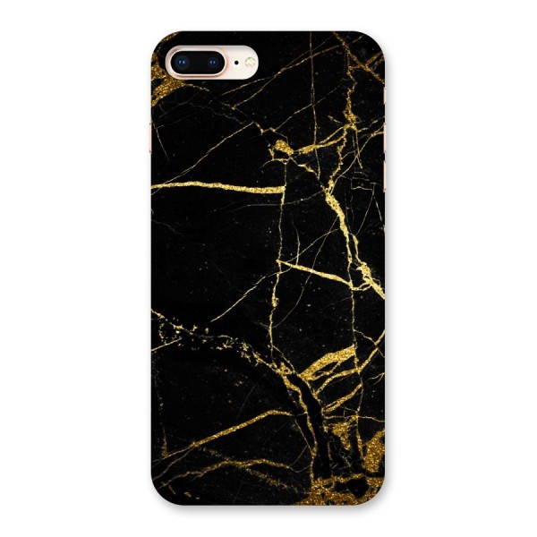 Black And Gold Design Back Case for iPhone 8 Plus