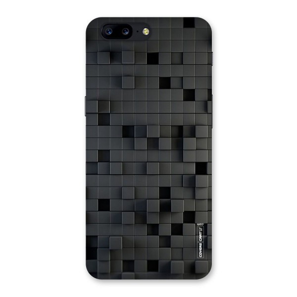 Black Bricks Back Case for OnePlus 5