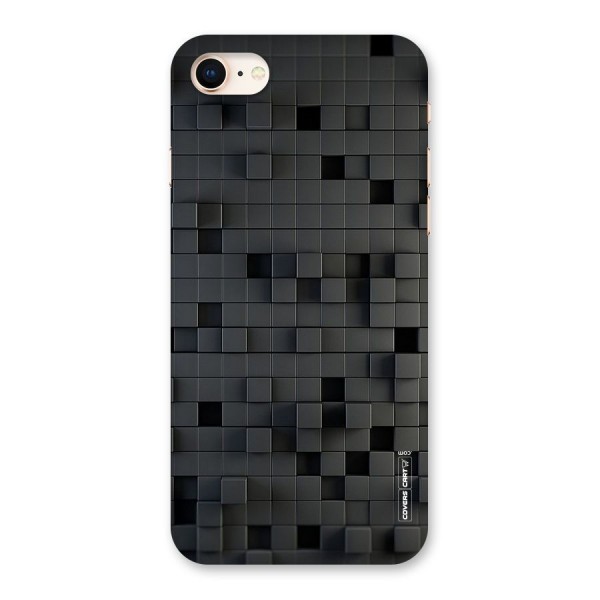 Black Bricks Back Case for iPhone 8