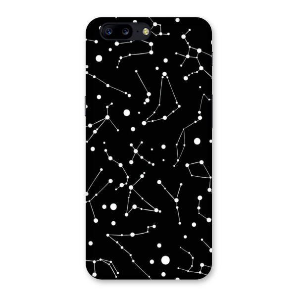 Black Constellation Pattern Back Case for OnePlus 5