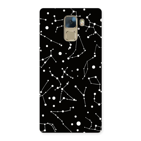 Black Constellation Pattern Back Case for Honor 7