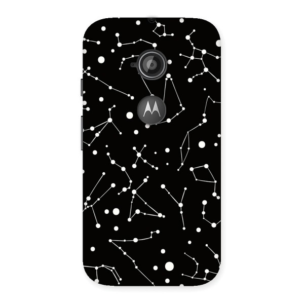 Black Constellation Pattern Back Case for Moto E 2nd Gen