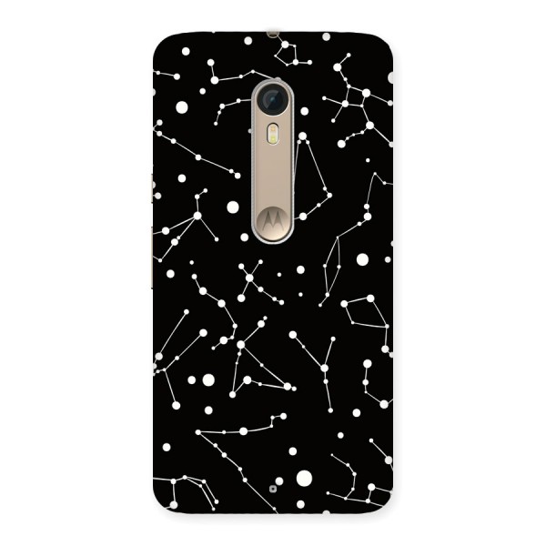 Black Constellation Pattern Back Case for Moto X Style