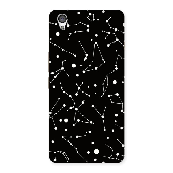 Black Constellation Pattern Back Case for Oneplus X