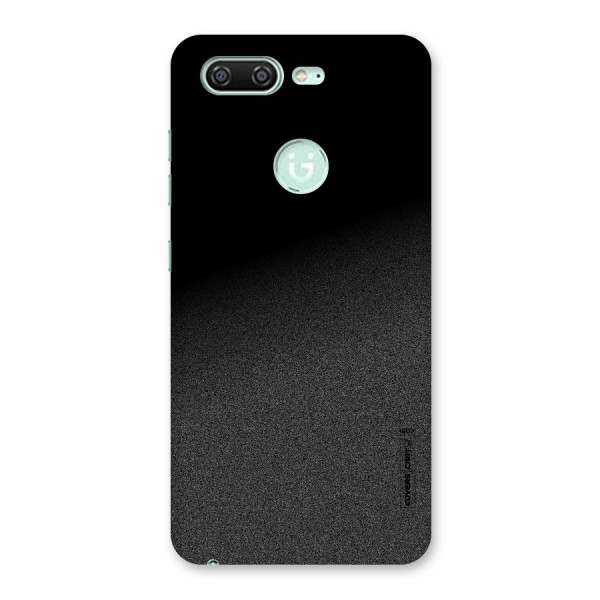 Black Grey Noise Fusion Back Case for Gionee S10