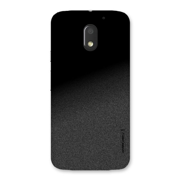 Black Grey Noise Fusion Back Case for Moto E3 Power