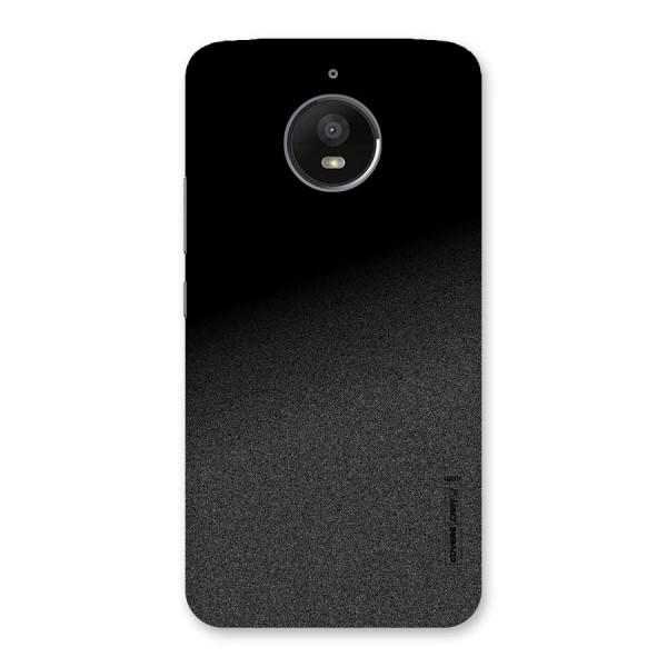 Black Grey Noise Fusion Back Case for Moto E4 Plus