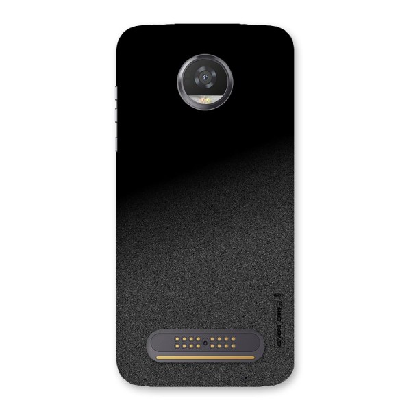 Black Grey Noise Fusion Back Case for Moto Z2 Play