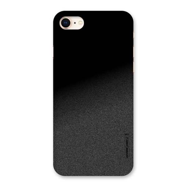 Black Grey Noise Fusion Back Case for iPhone 8