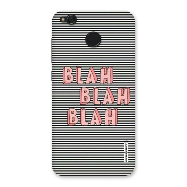 Blah Stripes Back Case for Redmi 4