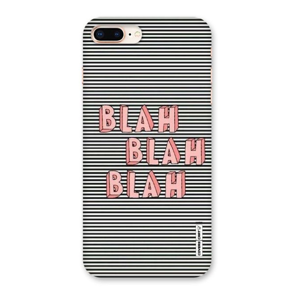 Blah Stripes Back Case for iPhone 8 Plus