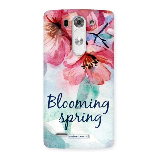 Blooming Spring Back Case for LG G3 Mini
