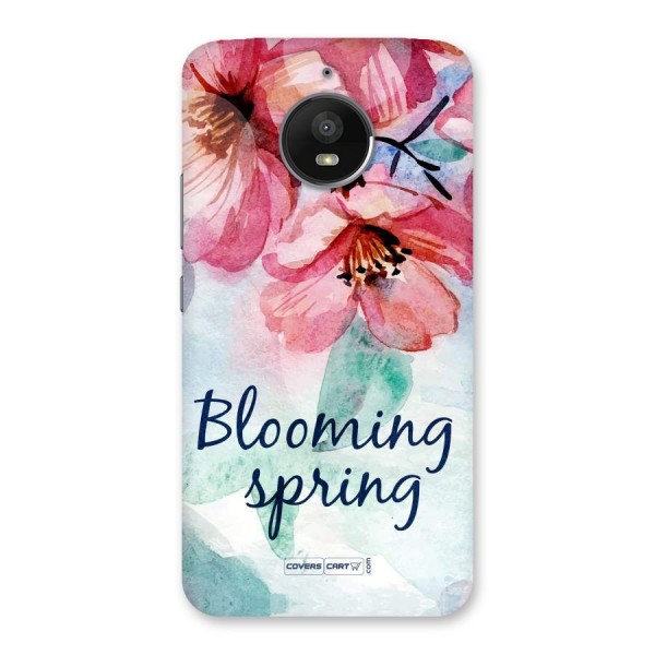 Blooming Spring Back Case for Moto E4 Plus