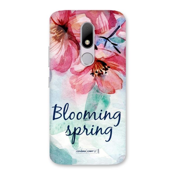 Blooming Spring Back Case for Moto M