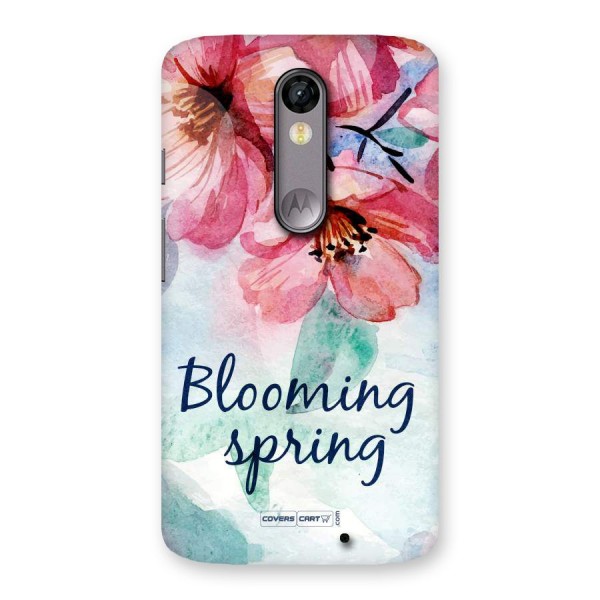 Blooming Spring Back Case for Moto X Force