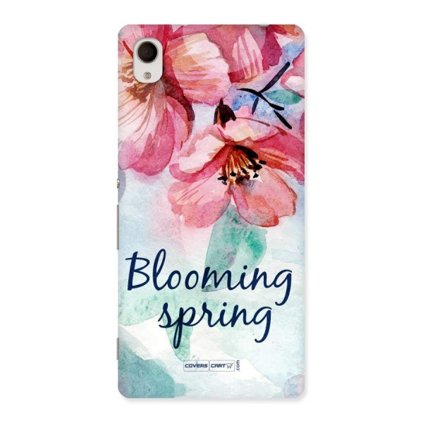 Blooming Spring Back Case for Xperia M4 Aqua