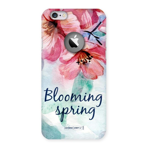Blooming Spring Back Case for iPhone 6 Logo Cut