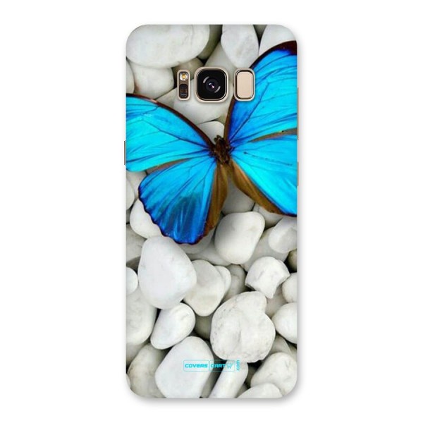Blue Butterfly Back Case for Galaxy S8