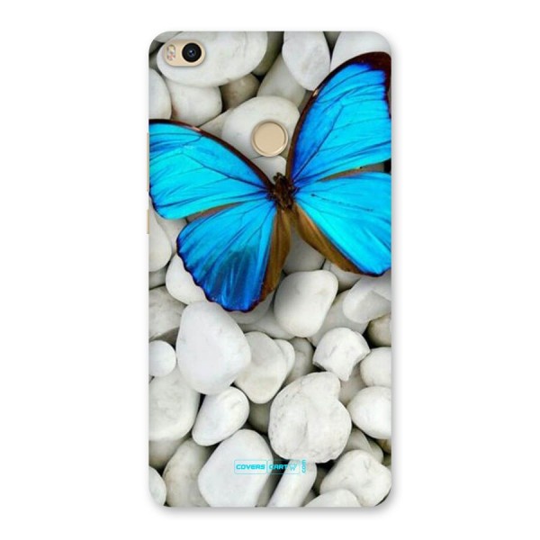 Blue Butterfly Back Case for Mi Max 2