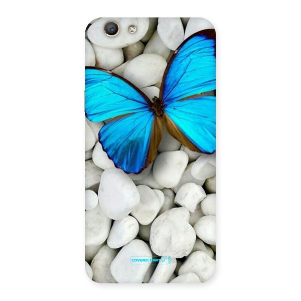 Blue Butterfly Back Case for Oppo F1s